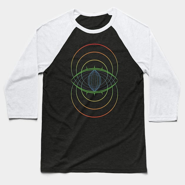 Cosmic Eye Baseball T-Shirt by PixelSamuel